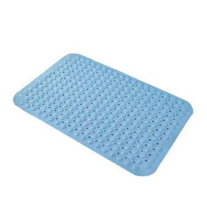 Anti slip shower mat High Quality PVC Eco-Frendly Bath Mat Washable odorless with suction cups Non slip mat