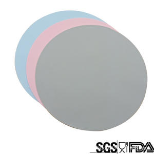 Tapis en silicone pour animaux de compagnie Miaolishi, 29x26cm, imperméable, de couleur unie, pour l'alimentation des chats et des chiens - Product Image 2