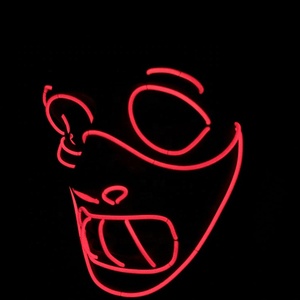 2019 Venta caliente Horor miedo alambre luminosa máscara de Halloween de película - Product Image 3