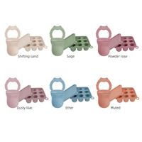 Food Grade Zachte Baby Siliconen Leuke Fopspeen Fopspeen Feeder Baby Melk Fruit Feeder Tepel Met Tanden
