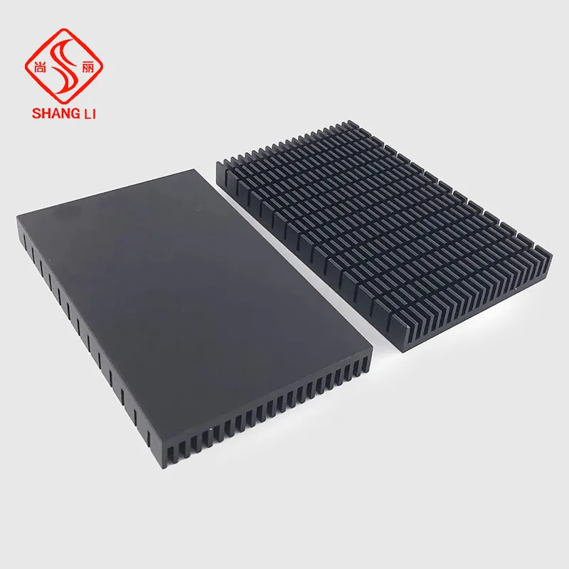 Modul Daya Led Kustom Aluminium Ekstrusi Heatsink Inverter Ekstrusi Heat Sink UNTUK Pcb