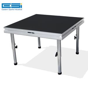 Escenario de aluminio portátil de 4 Patas de alta resistencia ESI con superficie antideslizante para pantallas de armazón de interior y exterior - Product Image 1