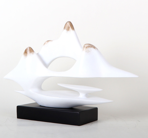 Aangepaste Transparante Inkt Wassen Rotstuin Kunstambachten Nautische Stijl Geschilderd Model Display Voor Huisdecoratie Handgemaakte Hars Geschenken - Product Image 6