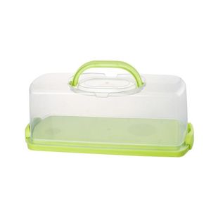 caja de pan <span class=keywords><strong>rectangular</strong></span> de plástico con asa pastel de pan contenedores para bagels panecillos baguettes - Product Image 3