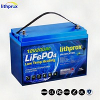 Batterie de remplacement pour chariot élévateur 12V 200AH, batterie prismatique LFP haute capacité pour chariot élévateur tout-terrain, UL UN38.3 CE RoHS personnalisée