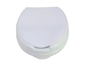 SUNCARE Asiento de inodoro elevado de plástico de 2 "con tapa <span class=keywords><strong>para</strong></span> personas con discapacidad - Product Image 4