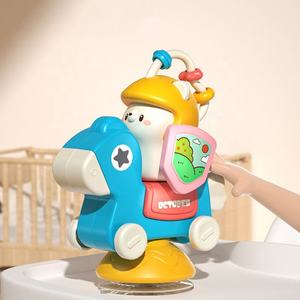Juguete Educativo Montessori 5 en 1 con Ventosas, Carrusel Giratorio para Bebés, Desarrollo Sensorial y Motricidad Fina - Product Image 1