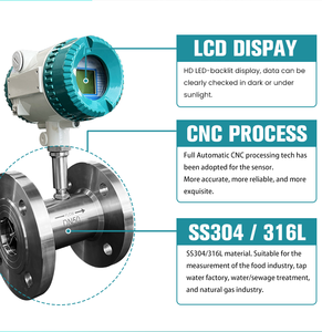 4-20ma Puls Rs485 Batterij Puur Water Flowmeter Ss304 Ss316l <span class=keywords><strong>Diesel</strong></span> Brandstof Eetbare Olie Medidor De Flujo Turbine <span class=keywords><strong>Flow</strong></span> <span class=keywords><strong>Meter</strong></span> - Product Image 3