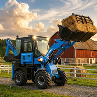 Nouvelles chargeuses-pelleteuses lourdes de 100 CV, chargeuses-pelleteuses intégrées Landward, machines de construction et agricoles, vente en gros