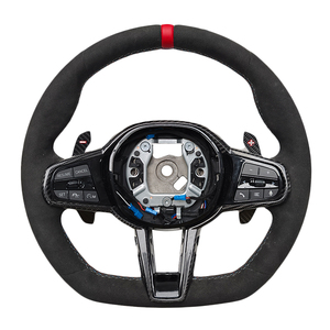 พวงมาลัยหนังกลับคุณภาพสูงสำหรับ BMW CS G30 G31 G32 X3 G01 X4 G02 M2 G87 M3 G80 M4 G82 G42 G20 LCI M5 F90 - Product Image 1