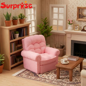 Mini Sofá Impreso en 3D con Logotipo Personalizado, Accesorio <span class=keywords><strong>de</strong></span> Muebles <span class=keywords><strong>para</strong></span> <span class=keywords><strong>Casa</strong></span> <span class=keywords><strong>de</strong></span> <span class=keywords><strong>Muñecas</strong></span>, Decoración Creativa <span class=keywords><strong>para</strong></span> Escritorio, Artículos <span class=keywords><strong>de</strong></span> Arte con 6 Colores Surtidos - Product Image 2