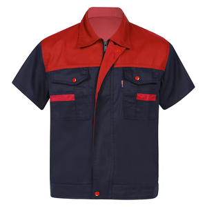 Vêtements de <span class=keywords><strong>travail</strong></span> légers à manches courtes personnalisés usine <span class=keywords><strong>plombier</strong></span> mécanicien réparateur automobile vêtements de <span class=keywords><strong>travail</strong></span> uniforme chemise de <span class=keywords><strong>travail</strong></span> en poly-coton - Product Image 3