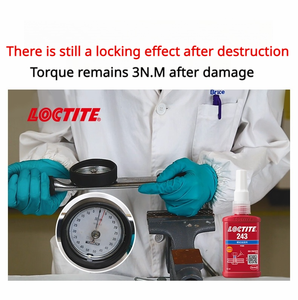 Sellador adhesivo de <span class=keywords><strong>rosca</strong></span> anaeróbica <span class=keywords><strong>Loctite</strong></span> 272 resistente a altas temperaturas y de alta resistencia de 50ml <span class=keywords><strong>para</strong></span> bloqueo de <span class=keywords><strong>rosca</strong></span> de Metal - Product Image 6