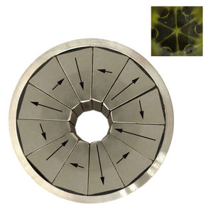 Neodimio segmento Halbach Array motore ad arco magnete terre Rare permanente di saldatura magnete con taglio punzonatura servizi di piegatura - Product Image 1