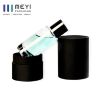 Bouteille de parfum en verre fantaisie de haute qualité de 50ml avec pulvérisateur à pompe et boîte pour l'aromathérapie Échantillon gratuit disponible