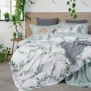 Casa Senso Biancheria Da Letto Trapunta del Duvet Pianura Consolatore Set di Biancheria Da Letto Foglio di Formato Della Regina Set