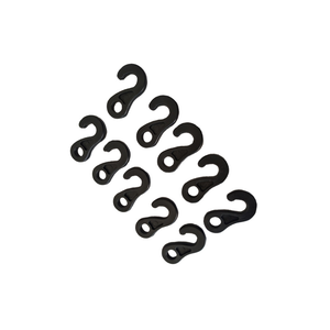 ISURE MARINE, equipo para acampar al aire libre, tienda de Kayak para barco de crucero negro con 10 piezas de ganchos en S, piezas de plástico, suministros marinos - Product Image 3