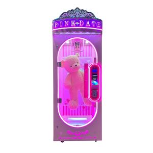 Nueva Máquina de Juego <span class=keywords><strong>Arcade</strong></span>, Muñeca de Peluche Grande Rosa, Corta el Cordón, Juego de Peluche con Premios para Centros Comerciales Interiores - Product Image 1