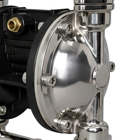 Pompe à diaphragme pneumatique en acier inoxydable KY-15S4 1/2 pouce BSP, pompe de transfert pneumatique pour liquides chimiques