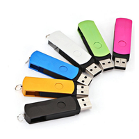 Clé USB pivotante personnalisable avec logo, 2 Go, 4 Go, 8 Go, 16 Go, 128 Go, USB 2.0, 3.0, Clé USB stylo, Clé USB mémoire