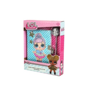 Bestseller: Set di Cancelleria per Bambini con Penna Decorata, Diario con Paillettes, Cartoleria Kawaii per Scuola, Regali per Ragazze a Tema Frozen - Product Image 3