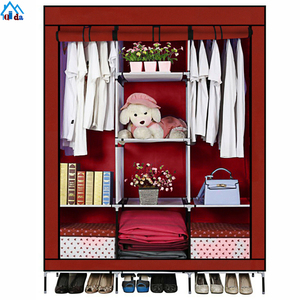 2018 Kawaii Light and Handy Freestanding <strong>Plastic</strong> Diy Folding <strong>Cupboard</strong> Baby Wardrobe <strong>Cupboard</strong> - Product Image 3