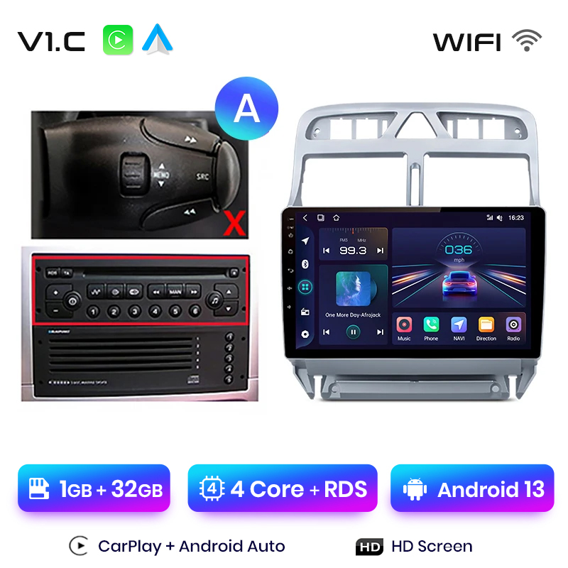 V1C 1 Go + 32 Go 9 pouces version A