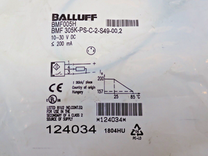1pc Scarce製品新品オリジナルBmf 305k Ps <span class=keywords><strong>C</strong></span> 2 S4 Wbr <span class=keywords><strong>9</strong></span> 00 2磁場センサー10 30vdc Bmf005h Plc - Product Image 2