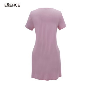 <span class=keywords><strong>Camicia</strong></span> <span class=keywords><strong>da</strong></span> <span class=keywords><strong>notte</strong></span> in <span class=keywords><strong>viscosa</strong></span> di bambù traspirante per abito <span class=keywords><strong>da</strong></span> <span class=keywords><strong>notte</strong></span> estivo a maniche corte <span class=keywords><strong>da</strong></span> donna - Product Image 2