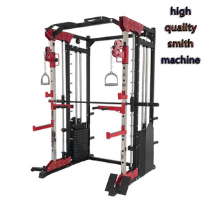 Jaula <span class=keywords><strong>de</strong></span> potencia multifuncional para gimnasio, máquina Smith para sentadillas profundas, levantamiento <span class=keywords><strong>de</strong></span> pesas, <span class=keywords><strong>ejercicios</strong></span> <span class=keywords><strong>de</strong></span> fitness unisex - Product Image 2