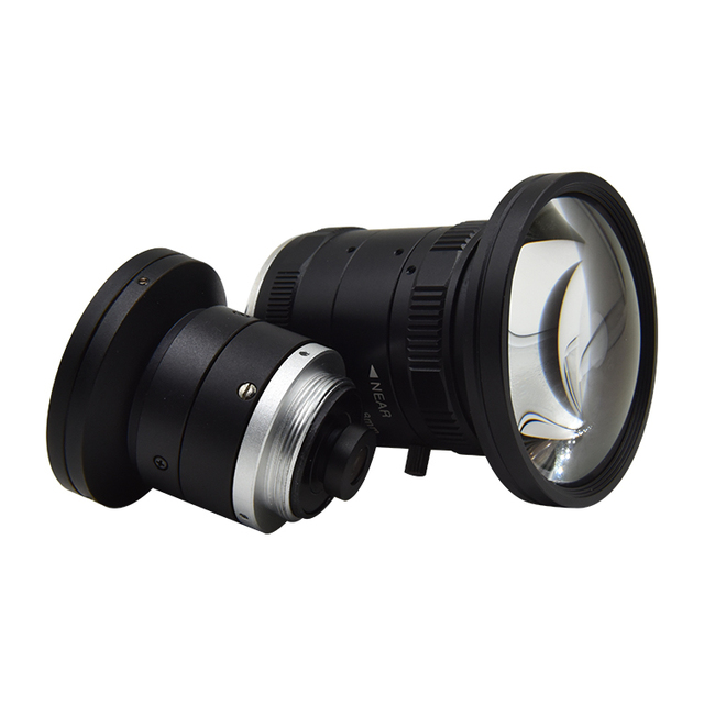 Custom High Resolution 200 Degree 2mm M12 Fisheye Lens 2/3" for Parts Inspection