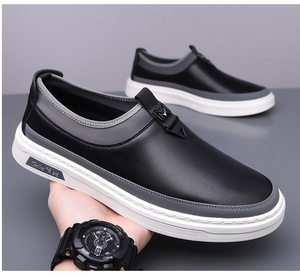 New Arrival Sneakers German <strong>Trainer</strong> Style Trendy Soft slip on <strong>White</strong> Shoes for <strong>Men</strong> - Product Image 2