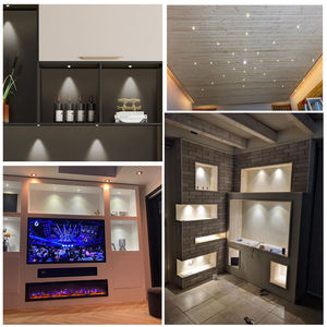 Mini spots <span class=keywords><strong>LED</strong></span> encastrés réglables DC12V 1W, petits éclairages de plafond pour vitrine, armoire, placard, IP65, anti-éblouissement, en aluminium - Product Image 4