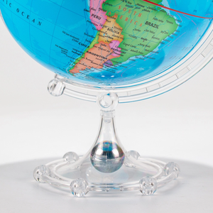 उपहार के लिए पृथ्वी दुनिया का नक्शा 20 सेमी ब्लू ग्लोब छात्र प्लास्टिक स्टैंड ग्लोब्स शिक्षण संसाधन - Product Image 4