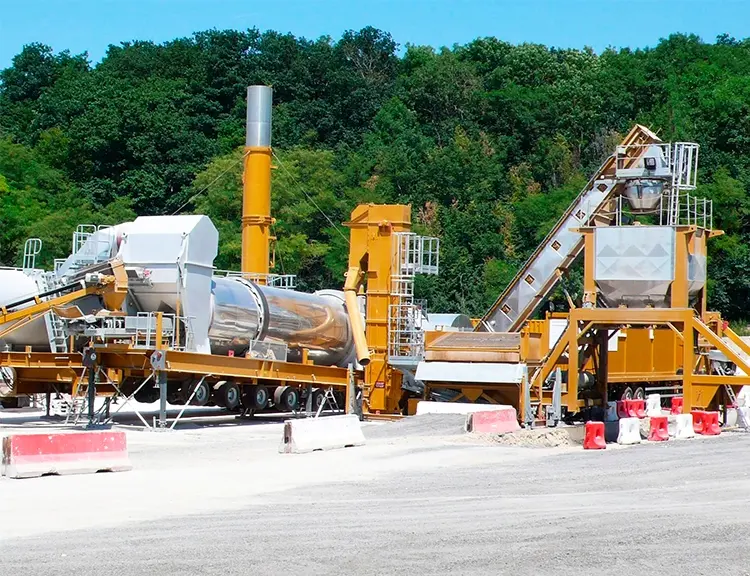 Factory price 60t/h drum type continuous mix asphalt plant manufacturer DHB60 Asphalt Mixing Plants