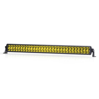 Ambre/Blanc sans vis 52 pouces double rangée double rangée courbe Rally Led Driving light bar Straight Curved Led Work light bar