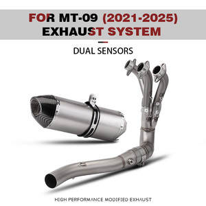 Cho Mt09 Fz09 2021 - <span class=keywords><strong>2025</strong></span> Xe Máy Đầy Đủ Hệ Thống Xả Muffler Thoát Giữa 51Mm Ống - Product Image 2
