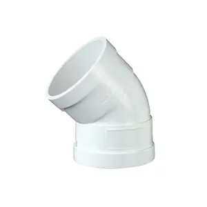 Factory Outlet Drainage PVC Pipe Fitting 45 Degree Elbow