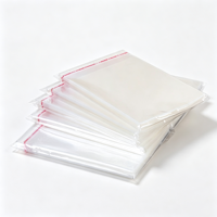 Sacs en plastique transparent OPP en gros avec fermeture adhésive personnalisée pour vêtements et emballages cadeaux
