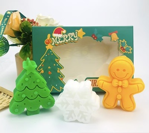 Jabón Artesanal de Navidad para Limpieza Corporal, Aclarante para Axilas y Piernas, Limpiador Corporal, Jabón Facial Iluminador, Cuidado de la Piel Sensible, Belleza - Product Image 3