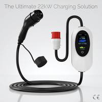 Chargeur EV portable, chargeur intelligent pour véhicule électrique, chargeur EV de type 2, station de recharge EV, usine OEM ODM