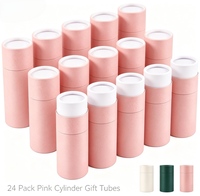 Boîtes cadeaux en tube de papier en gros, carton épais avec couvercle pour bouteille d'huile essentielle, thé, café, cosmétiques, emballage de souvenirs de mariage