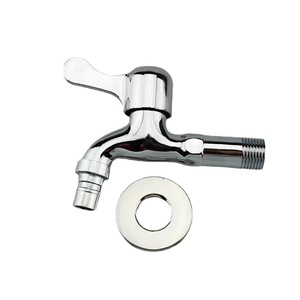Robinet monocommande à poser sur plan, bec de 9 pouces, cartouche en laiton, style minimaliste, pour machine à laver et évier de nettoyage - Product Image 4