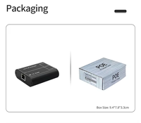 OEM 1000Mbps Gigabit 4-Port POE Repeater Extender Splitter untuk Kamera CCTV 1 3 Port 100m jarak jauh Ethernet switch jaringan