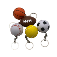 Fournisseur direct d'usine, marque propre, porte-clés léger en plastique solide en PU, pendentif, sifflet de football américain, jouet compressible pour enfants