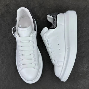 Zapatillas Deportivas de Lujo de Diseñador, con Detalle de Diamantes, Transpirables, Blancas, Cerradas, para Parejas, Casuales, para Exteriores, para Hombre y Mujer - Product Image 4