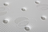 Matelas d'hôtel en gros, matelas hybride à ressorts ensachés de 12 pouces, tissu tricoté, compressé et roulé, ignifuge, qualité hôtelière