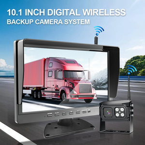 กล้องมองหลังไร้สายระยะไกล IP67 กันน้ำ พร้อมระบบมองกลางคืนด้วยอินฟราเรด  หน้าจอ 10.1 นิ้ว สำหรับรถบรรทุก รุ่น YB-Wireless-M0 - Product Image 5