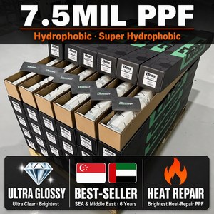 <span class=keywords><strong>Película</strong></span> Protectora de Pintura para Autos Boss Serie AIR, Garantía de 8 Años, TPU de 7.5mil, 60x50 pies, Personalizable, Auto-Reparable, Protección UV - Product Image 1