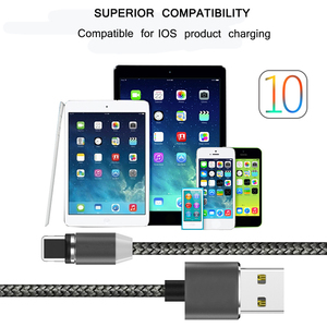 Red 3 en 1usb trenzado magnética usb data <span class=keywords><strong>cable</strong></span> <span class=keywords><strong>de</strong></span> carga magnética - Product Image 5